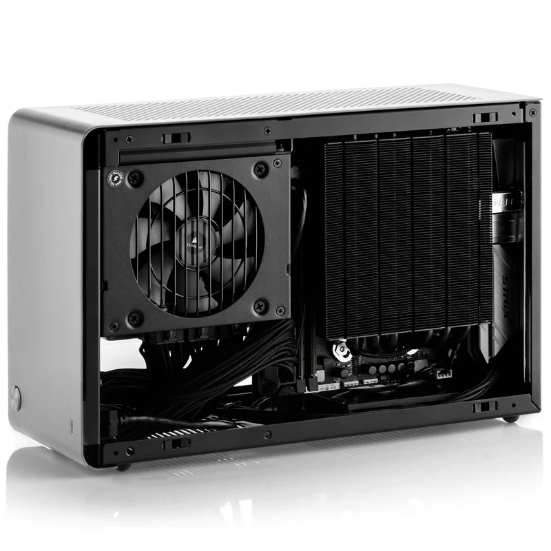 DAN Cases A4-SFX V4.1 - preto + Alpenföhn Ridge preto - 120 mm