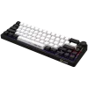 LORGAR KBP70MW, Teclado de gaming mecânico sem fios 65% Pro, preto/vermelho, layout EN