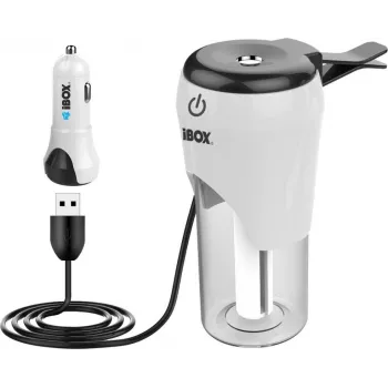Carregador USB para automóvel iBox ICCH-01 com humidificador e difusor de aroma