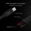 Cabo USB-A para USB-C Green Cell KABGC03 — 0,25 m, preto, 480 Mbit/s