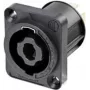 Conector de altifalante Neutrik NL4MPXX conector fêmea de flange, contactos retos número de polos (num): 4 preto 1 unid. (NL4MPXX)