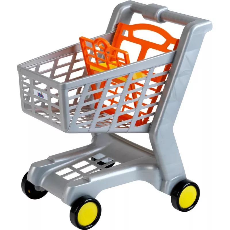 Conjunto de supermercado de faz de conta KLEIN 9690 — compras temáticas, cinzento e vermelho