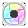 Ventoinha de arrefecimento Darkflash DR08 (branco) — ventoinha para caixa/CPU, modelo DR08 branco, ventoinha única de 120 mm