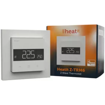 Termostato Heatit Z-TRM6 branco RAL 9003 Z-Wave 3600W 16A 868,4 MHz