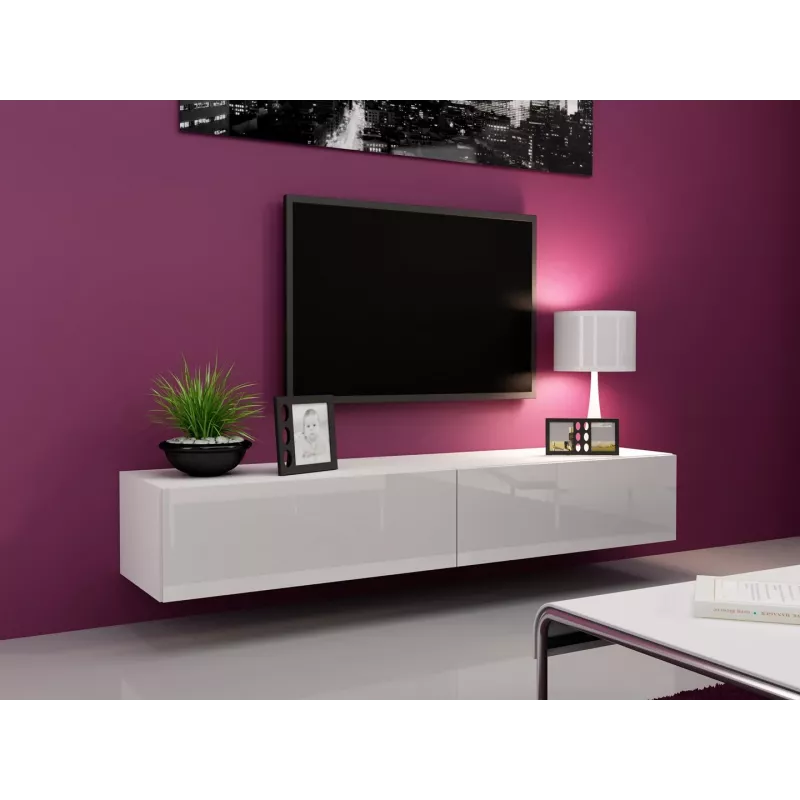 Suporte de TV Cama VIGO '180' 30/180/40 branco/branco brilhante