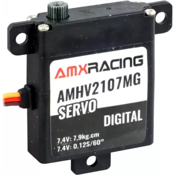 Servo padrão Amewi AMXRacing AMHV2107MG midi servo analógico material das engrenagens: metal (28447)