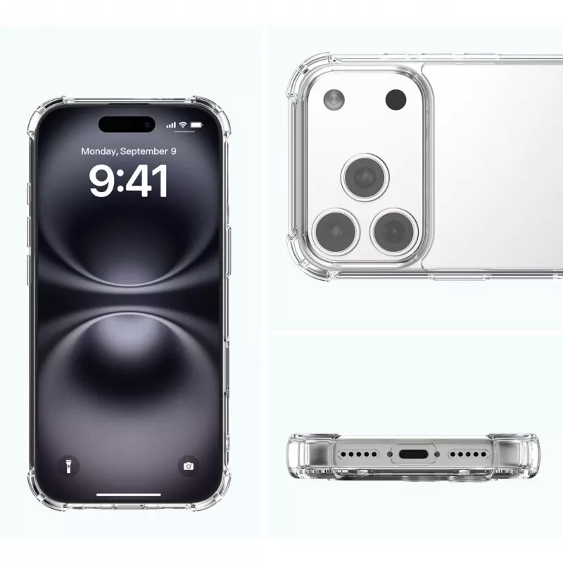 Capa Border 4smarts Ibiza para Apple iPhone 17 Pro Max 17,5 cm transparente
