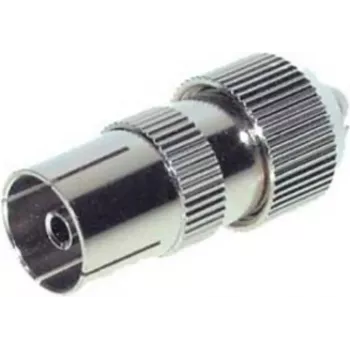 Conector fêmea coaxial ShiverPeaks 82012 — conector metálico para cabos coaxiais de antena