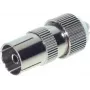Conector fêmea coaxial ShiverPeaks 82012 — conector metálico para cabos coaxiais de antena