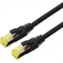 Cabo de patch de exterior S/FTP ROLINE Cat.6A/Cl.EA 0,3 m preto - FTP - PIMF (21.15.0749)