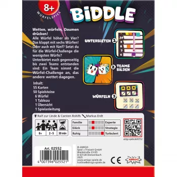 Biddle, jogo de dados