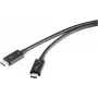 Cabo Renkforce Thunderbolt™ Thunderbolt™ 4 Thunderbolt™ (USB-C®) macho, Thunderbolt™ (USB-C®) macho 0,80 m preto duplamente blindado RF-5235980 (RF-5235980)