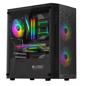 Caixa LOGIC ARAMIS ARGB Mini USB 3.0