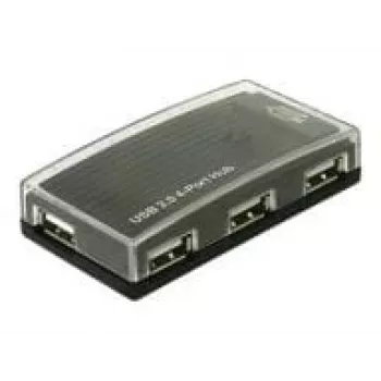 Hub USB DeLOCK 4 portas externo USB 2.0 480 Mbit/s