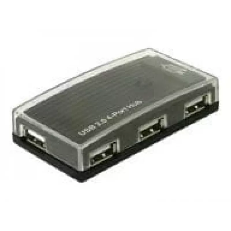 Hub USB DeLOCK 4 portas externo USB 2.0 480 Mbit/s