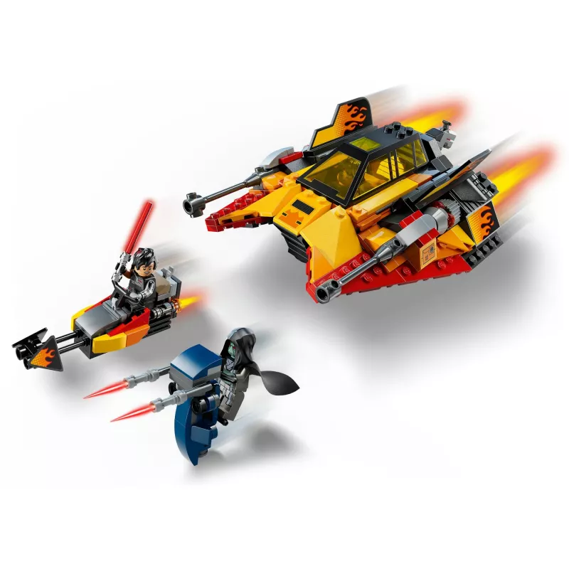 LEGO Star Wars Flame Speeder 75414 conjunto de veículo de neve – 349 peças, 3 minifiguras, idade 7+