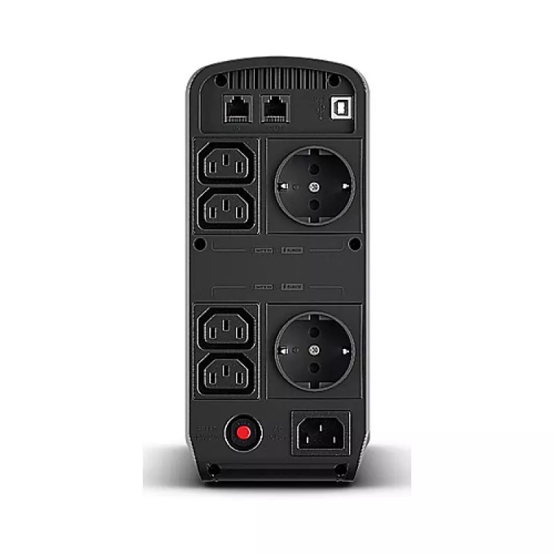 Fonte de alimentação ininterrupta (UPS) CyberPower CP900EIPFCLCD Line-Interactive 0,9 kVA 540 W 6 saídas AC