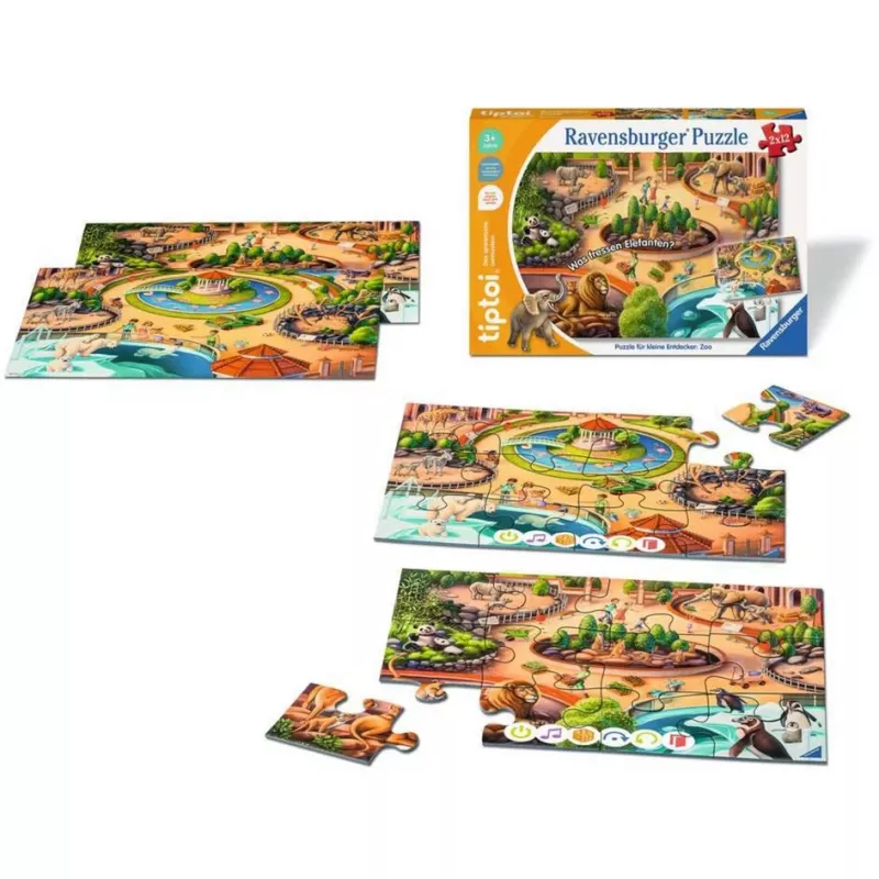 tiptoi Puzzle para jovens exploradores: Zoo