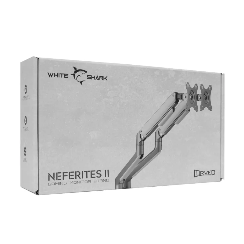 Máscara de mergulho White Shark Neferites II GMS-3208 — antiembaciamento, construção robusta