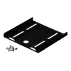 Suporte de montagem para disco rígido Goobay Wentronic 2,5 para 3,5, preto – adequado para montar um disco rígido de 2,5 numa baía de 3,5 (93990)