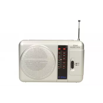 Rádio portátil Eltra TOLA 3 analógico prateado