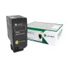 Lexmark 75B20Y0 cartucho de toner, amarelo, 10000 páginas