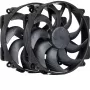 Noctua NF-A14x25r G2 PWM Sx2-PP chromax.preto 140 mm conjunto de duas ventoinhas
