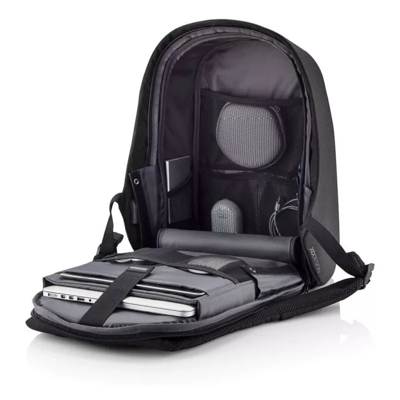 XD Design Bobby Hero Small P705.701 mochila antirroubo, portátil de 13,3 polegadas, tablet de 12,9 polegadas, 10,5 l, PET, preta