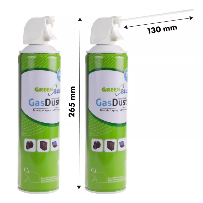 Pistola pulverizadora de ar comprimido GreenBlue GB600 600 ml