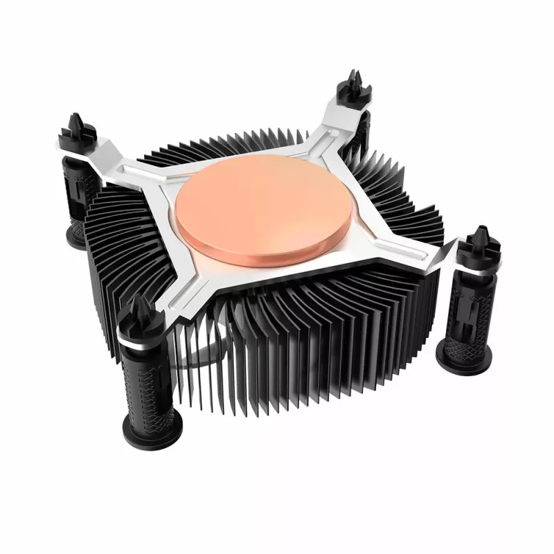 Arrefecedor de ar Akasa AK-CC6615BP01 preto 600-3000 rpm rolamento de esferas duplo