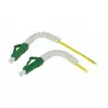 Patch cord de fibra ótica monomodo Synergy 21 2 m LC(APC)-LC(APC) - 9/125u - OS2 - G657A2 - AD=2mm - proteção flexível contra dobras (S215703)