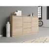 Cómoda Topeshop 2D3S DĄB SONOMA