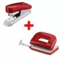 Agrafador NOVUS E15+ com furador E210, vermelho