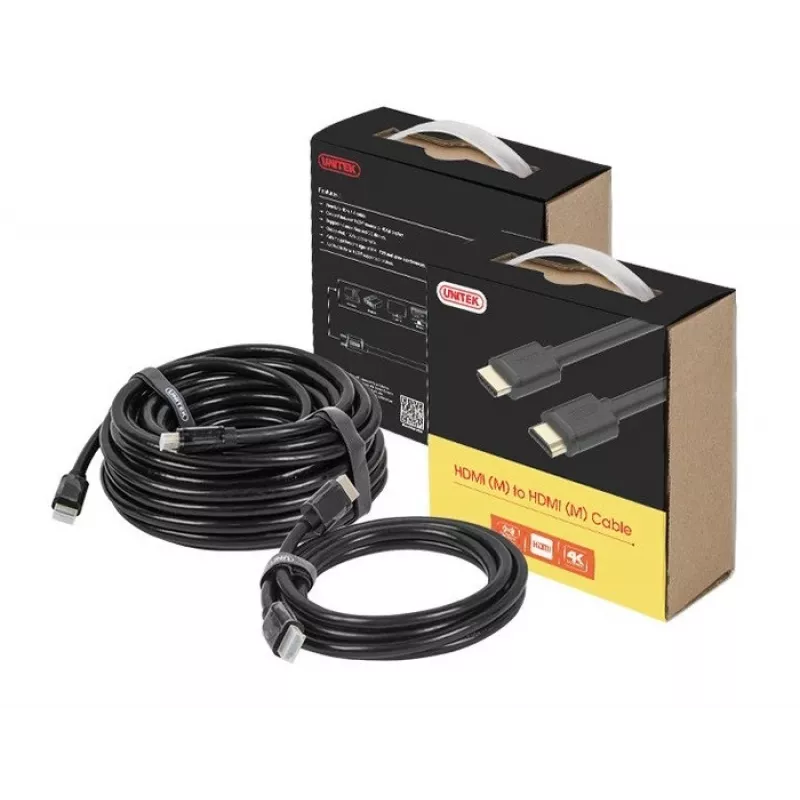 Cabo HDMI UNITEK Y-C137M 1,5 m HDMI tipo A (Standard) preto