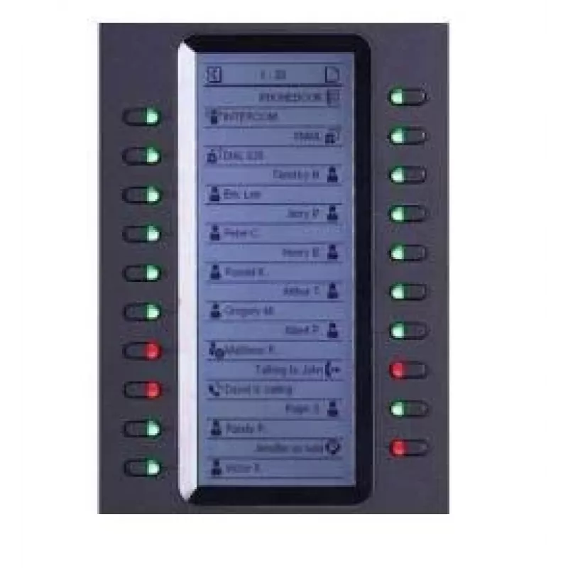 Grandstream Networks GXP2200EXT Módulo de extensão IP Preto 20 teclas