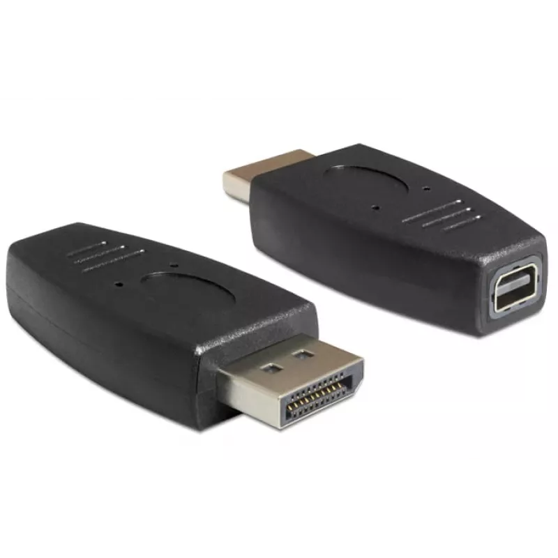 DeLOCK - adaptador DisplayPort - DisplayPort (M) para Mini DisplayPort (F) - preto