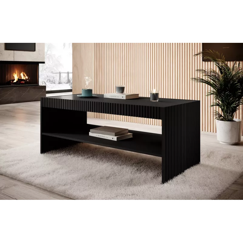 Banco/mesa PAFOS 120x60x50 cm preto mate