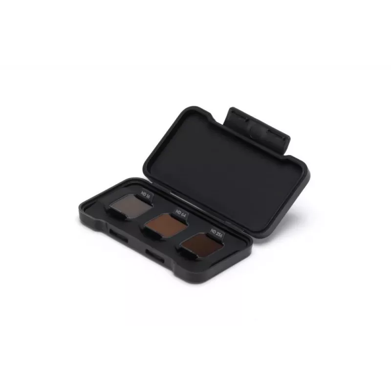 Conjunto de filtros de densidade neutra DJI Flip ND16 / ND64 / ND256 — pack de três para drones DJI compatíveis