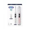 Braun Oral-B iO Series 6 Duo Escova de dentes elétrica pack de 2 branco/rosa
