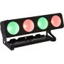 Lâmpada de painel LED EUROLITE PMB-4 COB QCL 30W — potência COB 30W, mistura de cores QCL