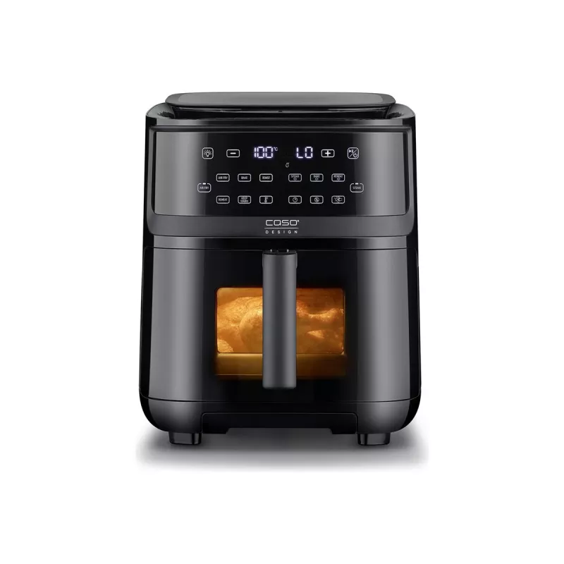 Fritadeira de ar quente Caso Steam and AirFry 700, 1700 W, 7 L, preto