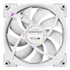 Ventoinha para caixa de computador Montech RX120 PWM 12 cm branco 3 unid.