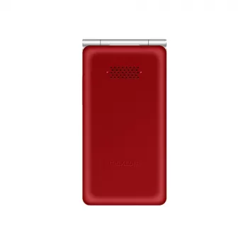 Telemóvel básico MAXCOM MaxCom Comfort MM835 de concha, Dual-SIM, 3,5 polegadas (8,89 cm) 320x480, 1400 mAh, vermelho