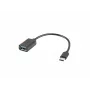 Cabo USB Lanberg AD-OTG-UC-01 0,15 m USB 2.0 USB A USB C preto