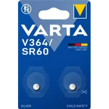 Pilha descartável Varta V364 SR60 2,15 mm 6,8 mm 0,31 g