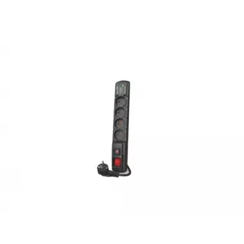 Cabo de proteção contra sobretensões Acar F4 USB A+C (carregador rápido) 5m ; preto