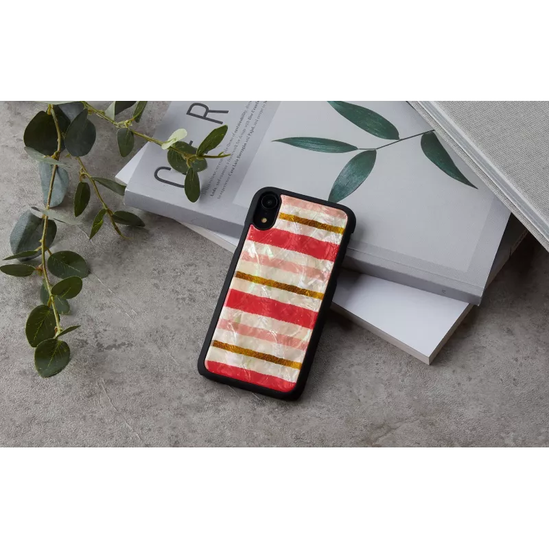 Capa para smartphone iKins para iPhone XR — design short cake, preta