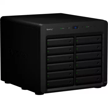 Caixa para HDD/SSD Synology DX1222 12 unidades 192 TB Preto