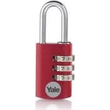 Cadeado YALE YE3CB/20/121/1/CO 20 mm vermelho com fecho de combinação (YE3CB/20/121/1/CO)