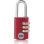 Cadeado YALE YE3CB/20/121/1/CO 20 mm vermelho com fecho de combinação (YE3CB/20/121/1/CO)